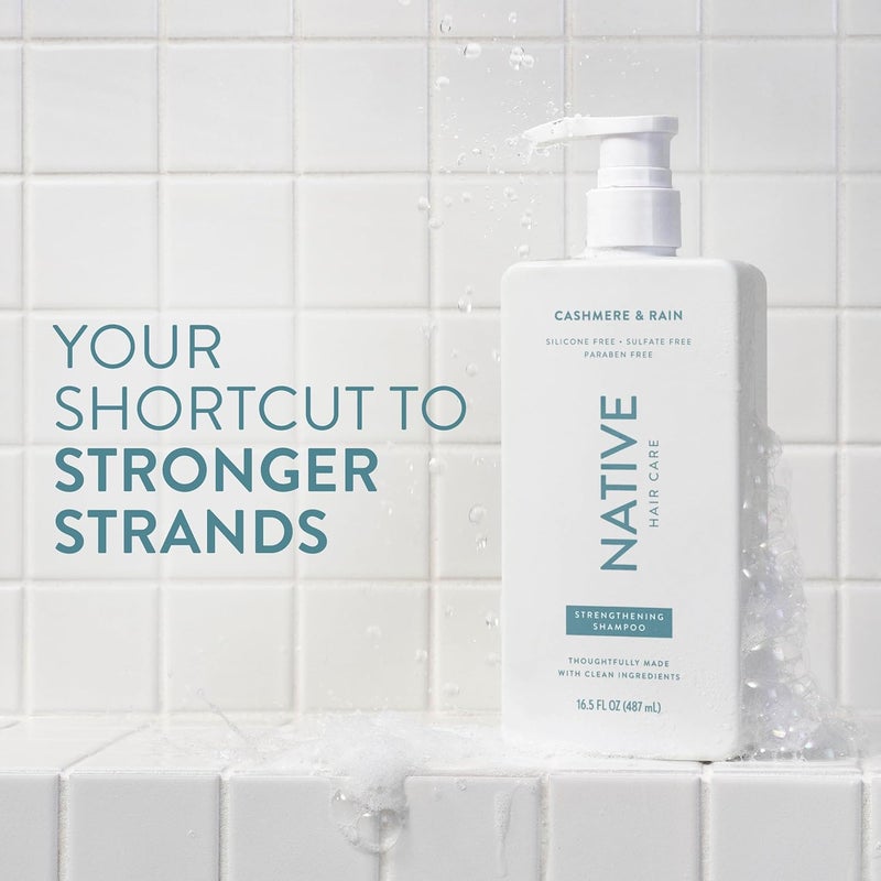 native Cashmere & Rain Shampoo and Conditioner Contain Naturally Derived Ingredients | All Hair Types, Color & Treated, Fine to Dry Damaged, Sulfate & Dye Free - 2-Pack - Image 2